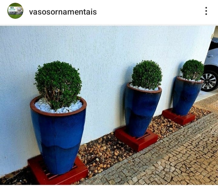 Vaso ornamental R$ 200,00 Tamanho 60cm X 50cm